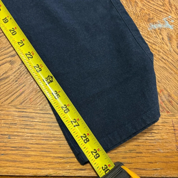 Peter Millar Wayfare Tencel Cotton Blend Slim Fit Pants in Navy Blue Mens Sz 35 - Picture 6 of 7